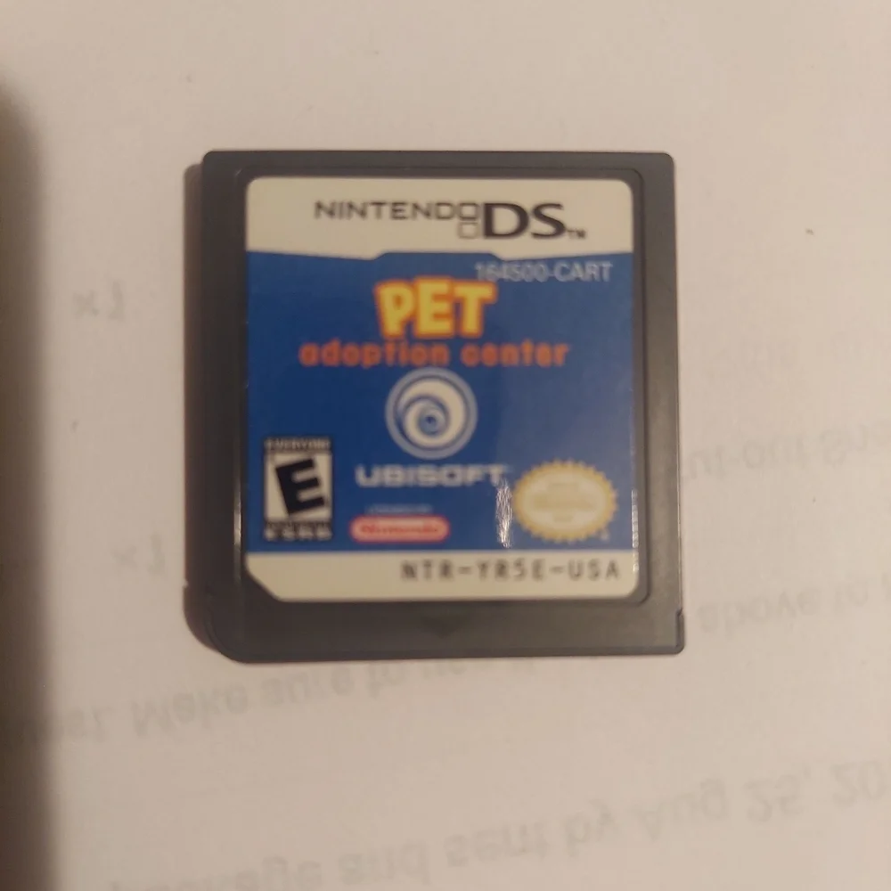 Nintendo DS Pet Adoption Center with Case &  book